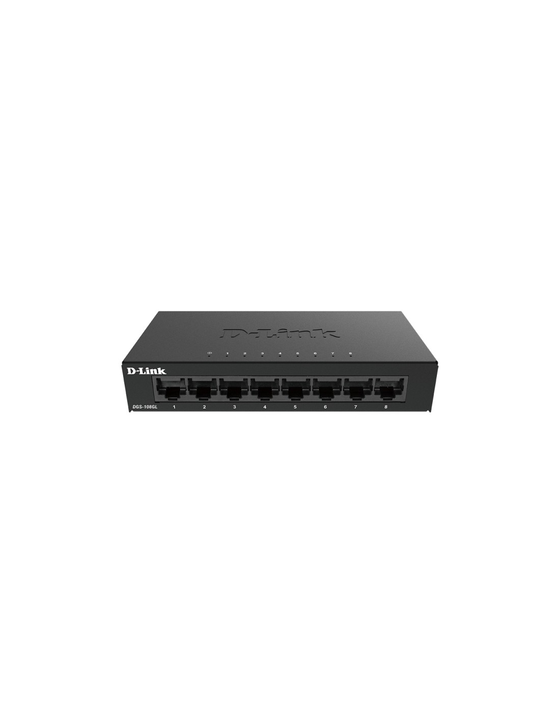 D-Link No administrado Gigabit Ethernet (10/100/1000) Negro