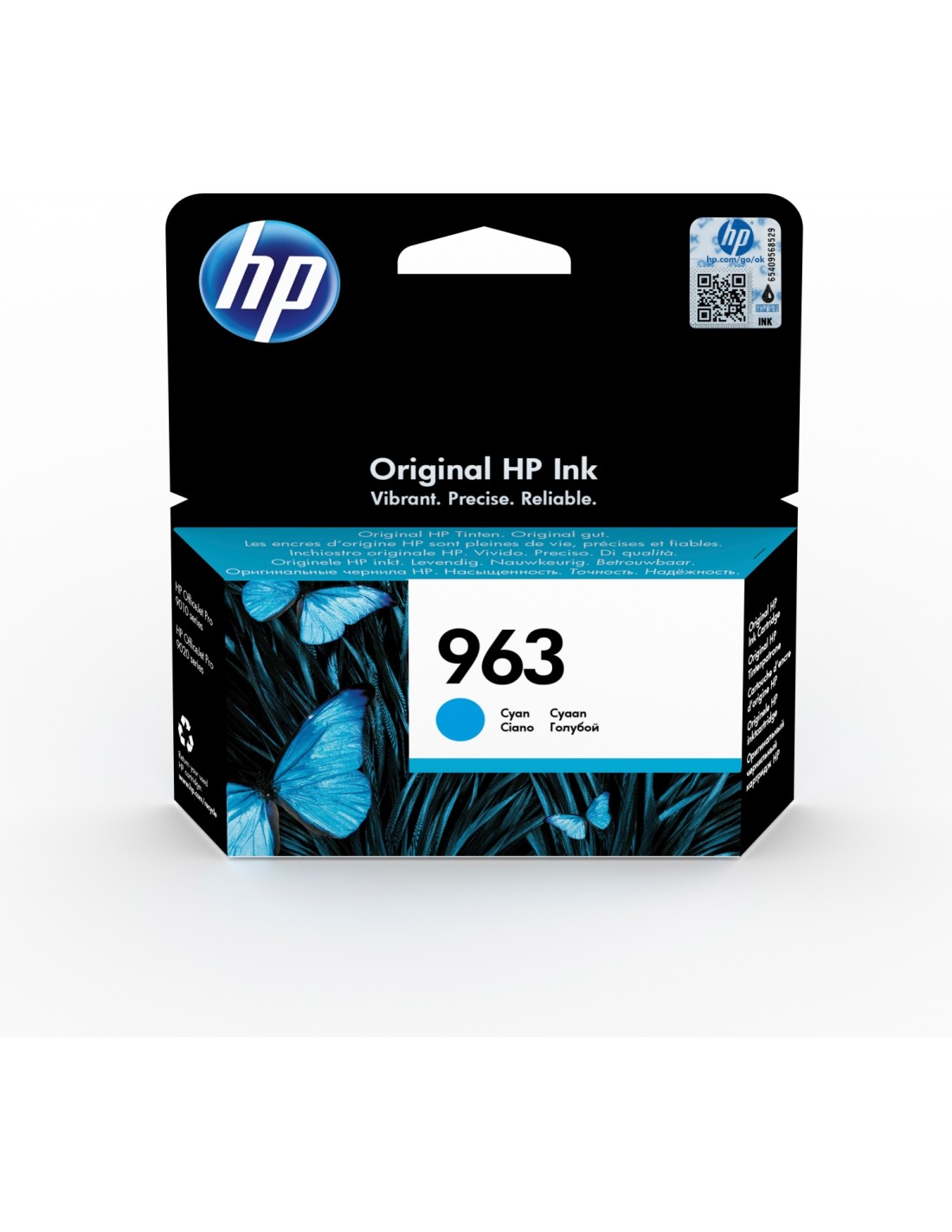 Cartucho de tinta HP Original 963 cian