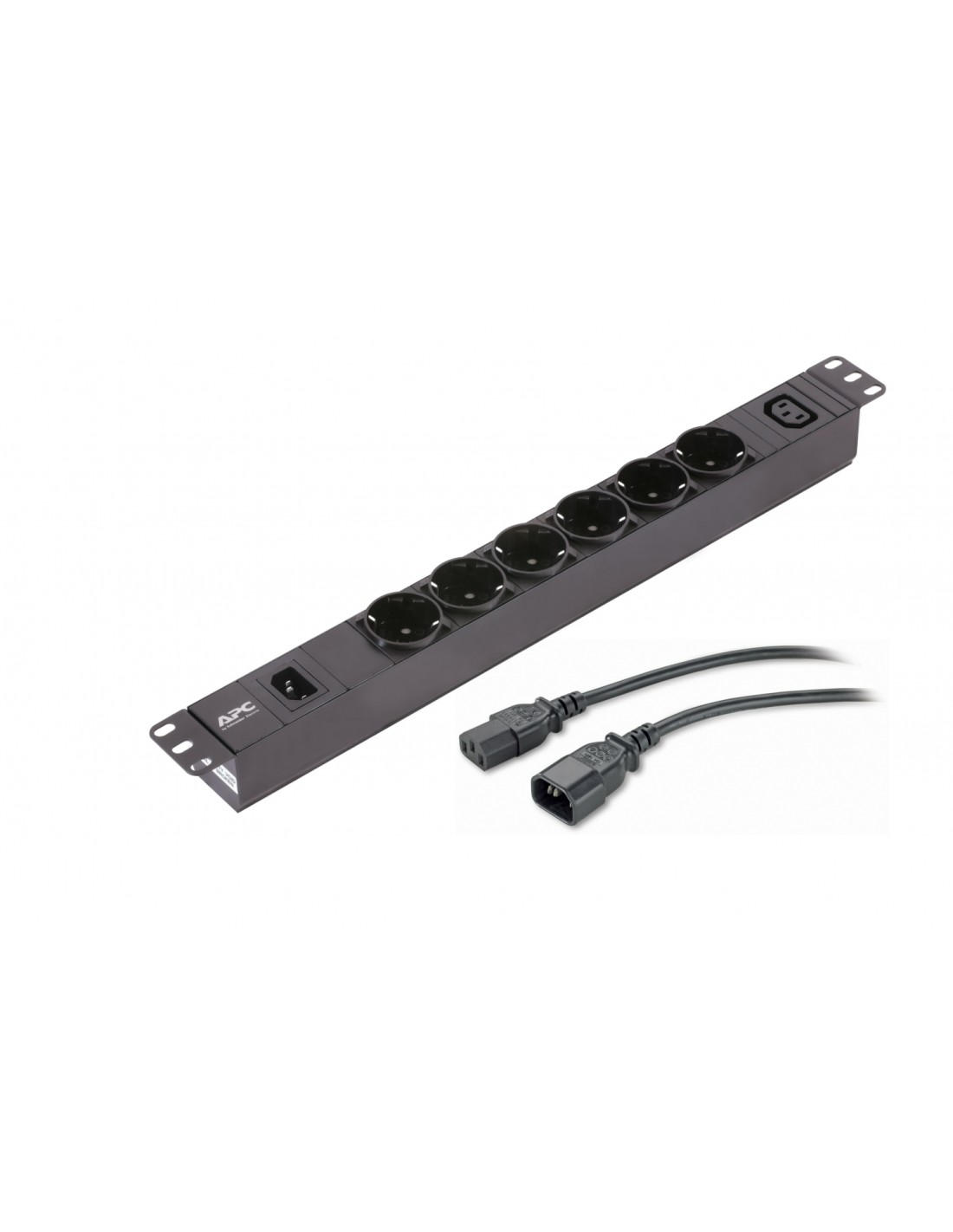 APC unidad de distribucion de energia (PDU) 7 salidas AC 1U negro