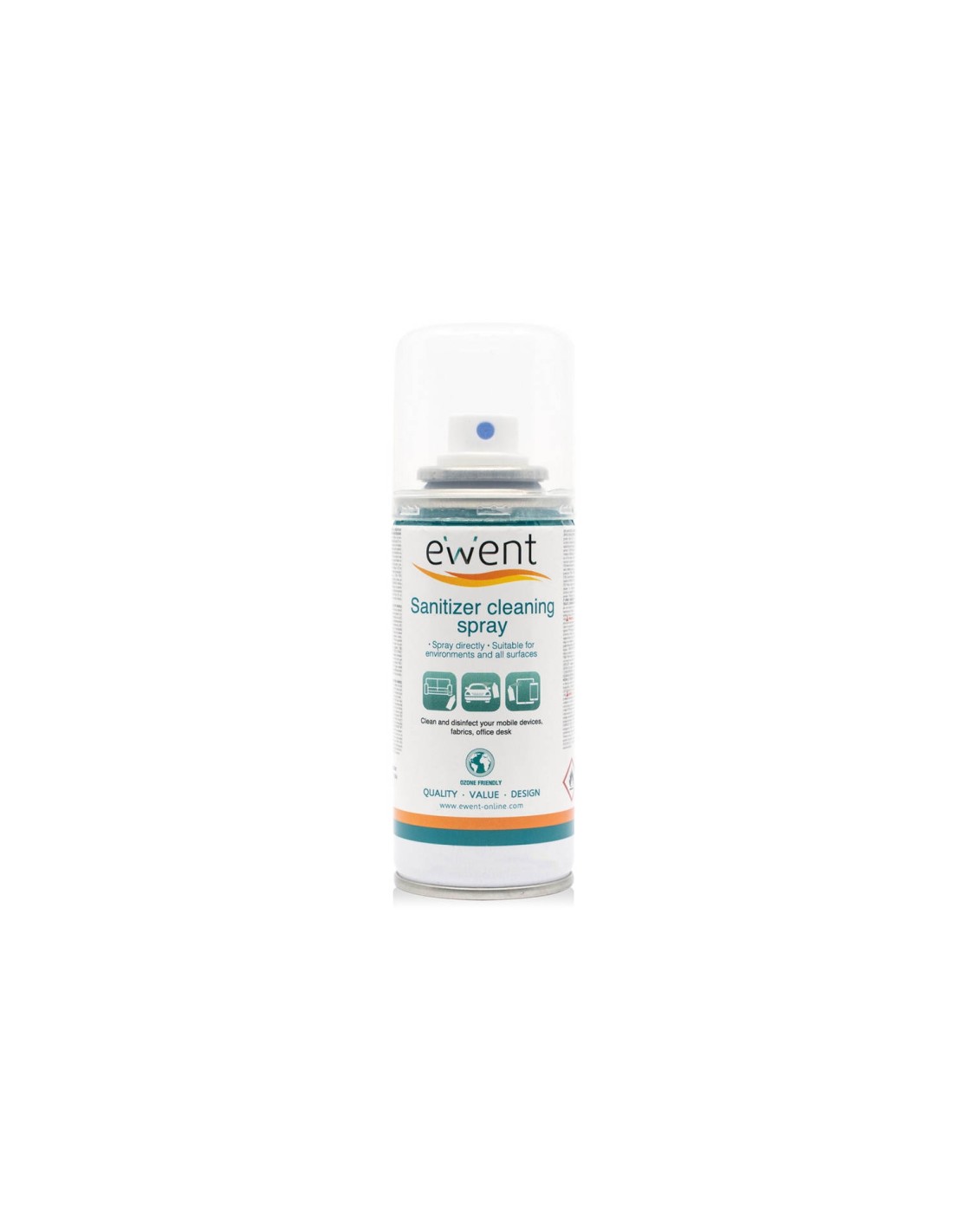 LIMPIADOR DESINFECTANTE PARA MOVILES/MASCARILLAS/SUPERFICIES EW5676 400ML