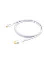 Equip 128356 cable USB 1 m USB 3.2 Gen 2 (3.1 Gen 2) USB C Plata, Blanco