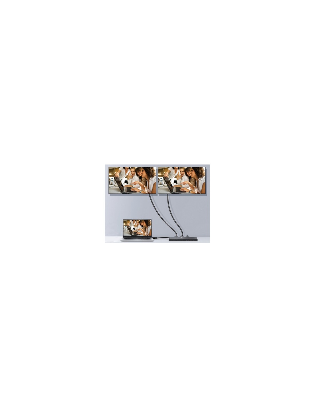 Equip 332716 divisor de video HDMI 2x HDMI