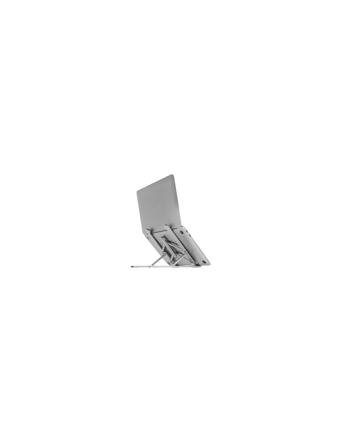 AISENS Soporte De Sobremesa Ajustable Para Portatil / Tablet, 10 - 15P Plata