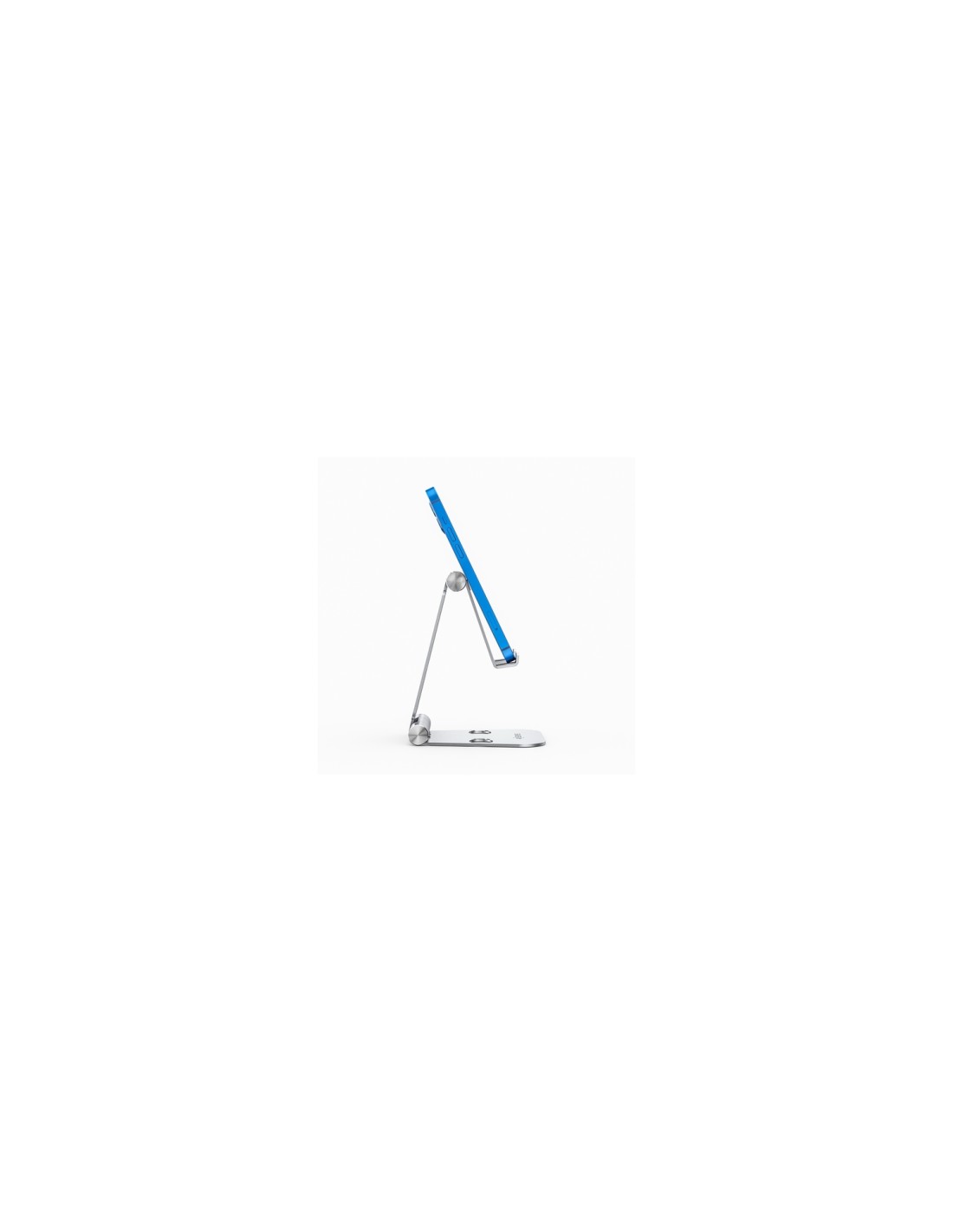 AISENS Soporte De Sobremesa Tamaño XL Ajustable (2 Pivotes) Para Movil / Tablet, Plata