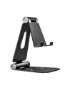 AISENS Soporte De Sobremesa Tamaño XL Ajustable (2 Pivotes) Para Movil / Tablet, Negro