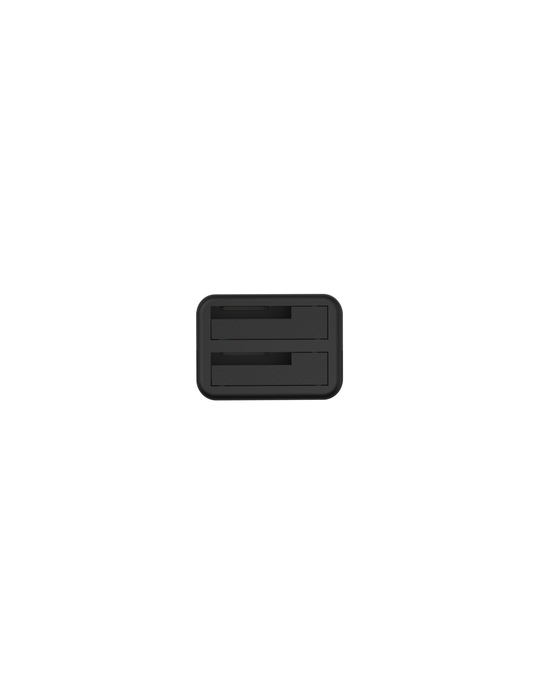 AISENS Estacion De Docking De Doble Bahia ASDS-D01B SATA 2.5/3.5 A USB 3.0/3.1 Gen1, Clone, Negra