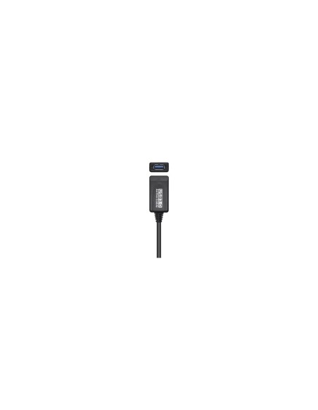 Aisens Cable usb 3.2 gen 1 prolongador con amplificador usb tipo-a macho a usb tipo-a hembra 5m negro