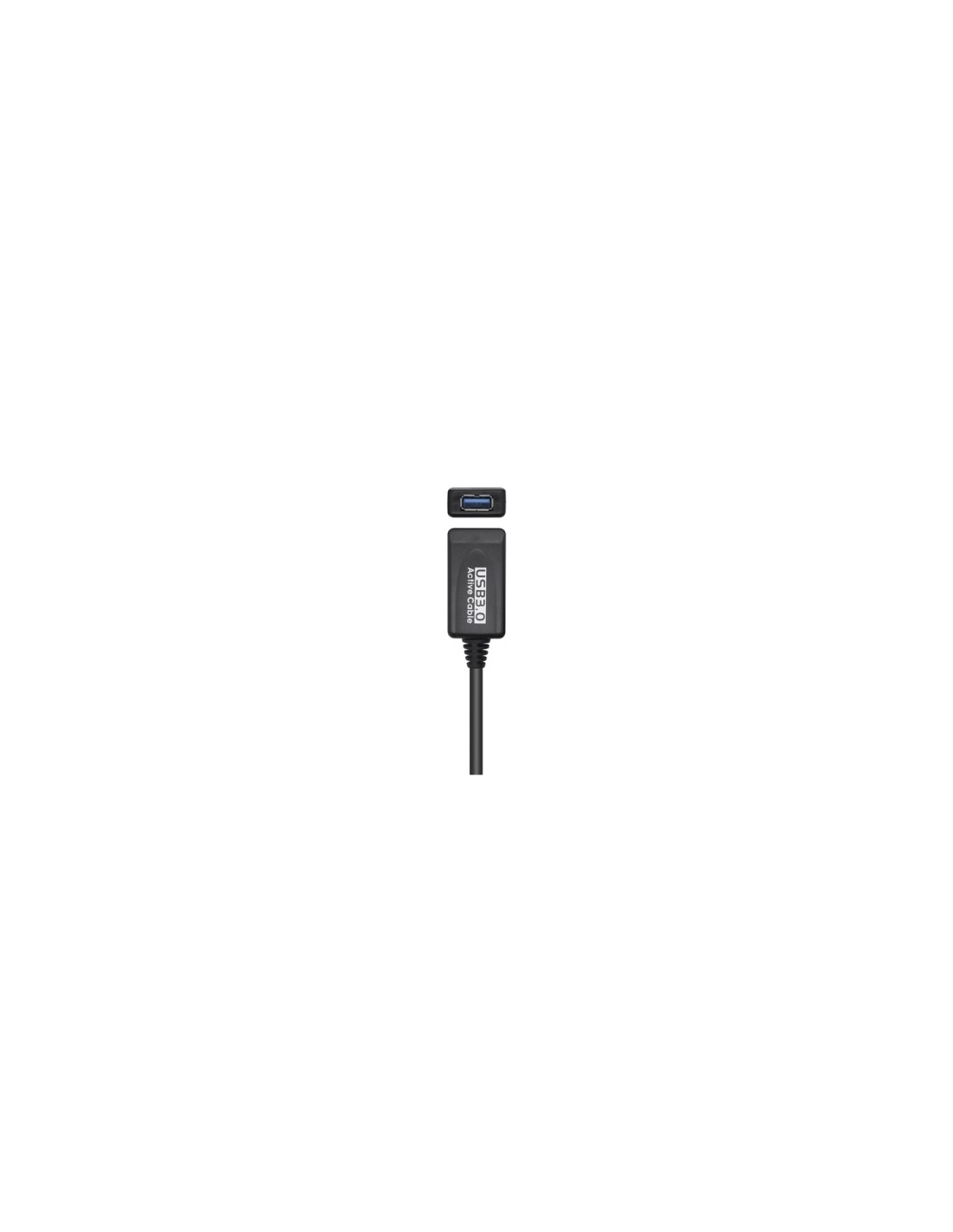 Aisens Cable usb 3.2 gen 1 prolongador con amplificador usb tipo-a macho a usb tipo-a hembra 5m negro