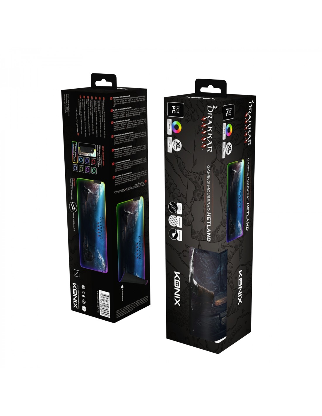 ALFOMBRILLA DRAKKAR PRIME RGB XL HETLAND