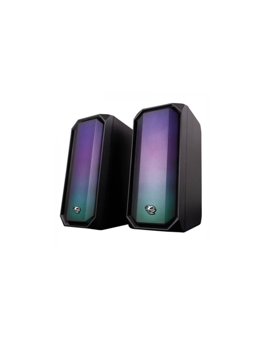 ALTAVOCES COOLBOX R205 2.0 RGB NEGRO + MANDO