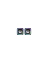 Mars Gaming MSCUBE Negro Altavoces Gaming RGB Compactos Procesador Sonido DSP 8W