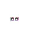 Mars Gaming MSCUBEP Rosa Altavoces Gaming RGB Compactos Procesador Sonido DSP 8W