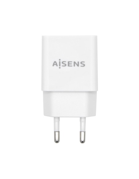 AISENS Cargador USB 10W Alta Eficiencia, 5V/2A, Blanco