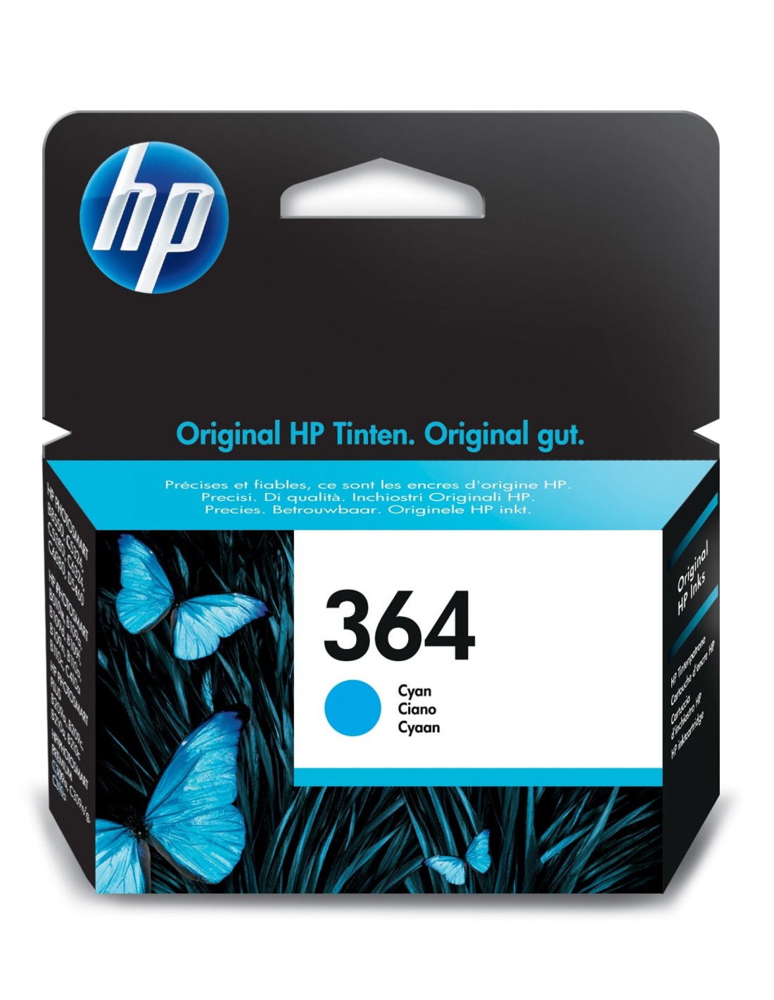 HP Cartucho de tinta original 364 cian