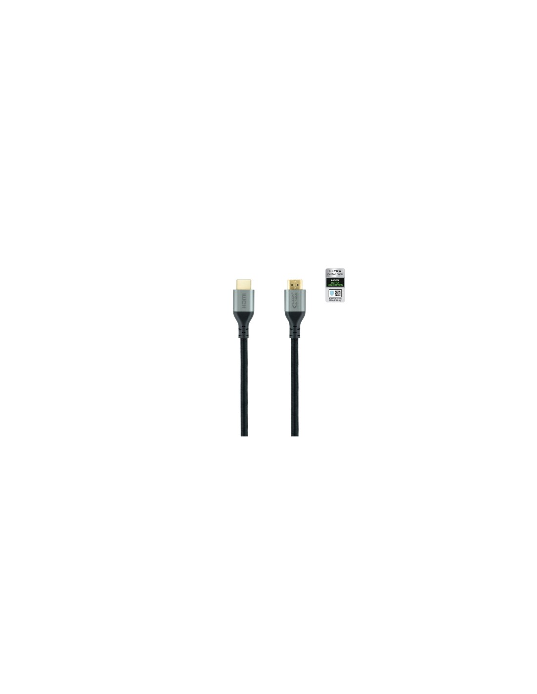 Nanocable Cable HDMI 2.1 Certificado ULTRA HIGH SPEED A/M-A/M, Negro, 2 m