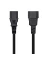 AISENS Cable Alimentación CPU, C13/H-C14/M, Negro, 10 m