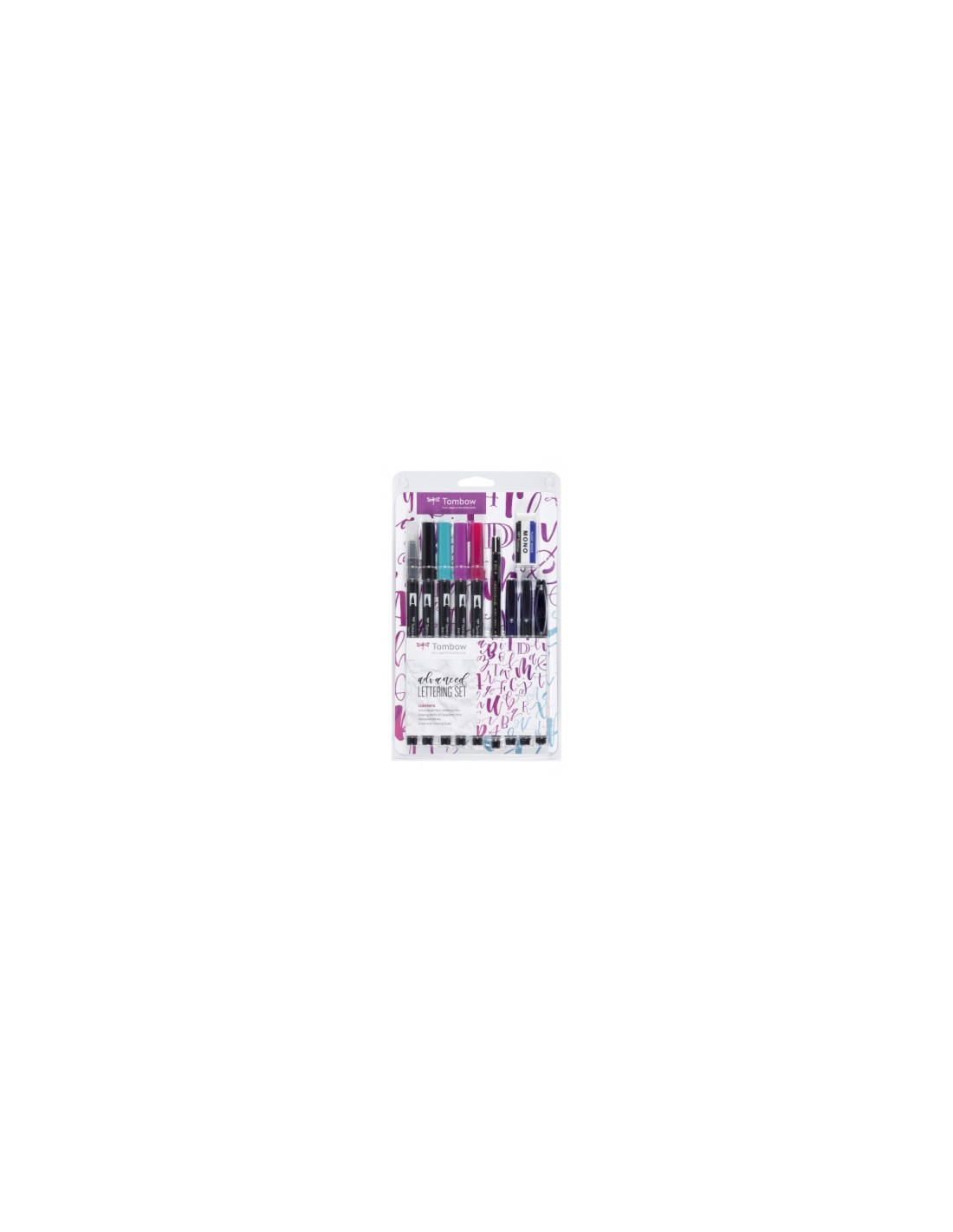 Tombow LS-ADV rotulador Fino/Medio Negro, Azul, Rojo, Violeta 10 pieza(s)