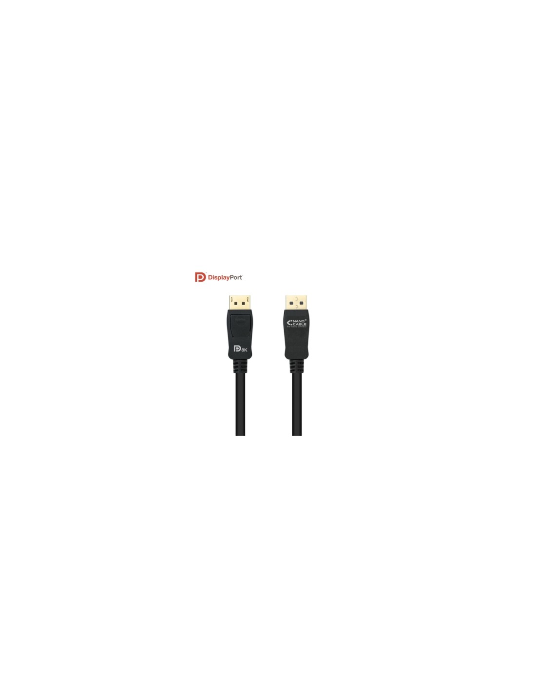 Nanocable Cable DISPLAYPORT 1.4 CERTIFICADO VESA, DP/M â?? DP/M, Negro, 0.5 m