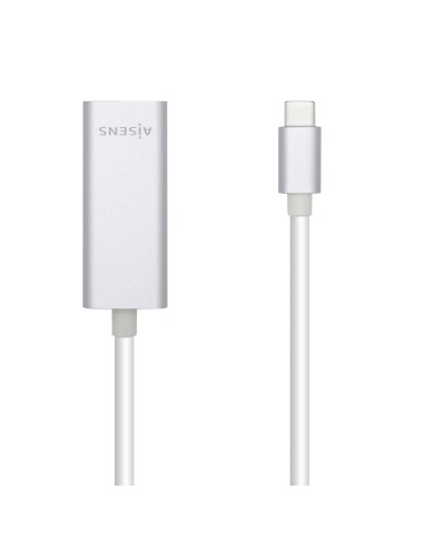 AISENS Conversor USB3.1 Gen1 USB-C A Ethernet Gigabit 10/100/1000 Mbps, 15 cm