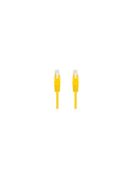Nanocable Cable Red Latiguillo RJ45 CAT.6 UTP AWG24, Amarillo, 25 cm