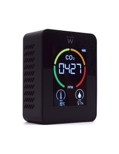 Ewent EW2420 medidor de calidad del aire Negro