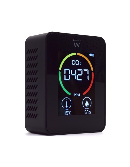 Ewent Monitor de CO2, Detector de Calidad del Aire EW2420