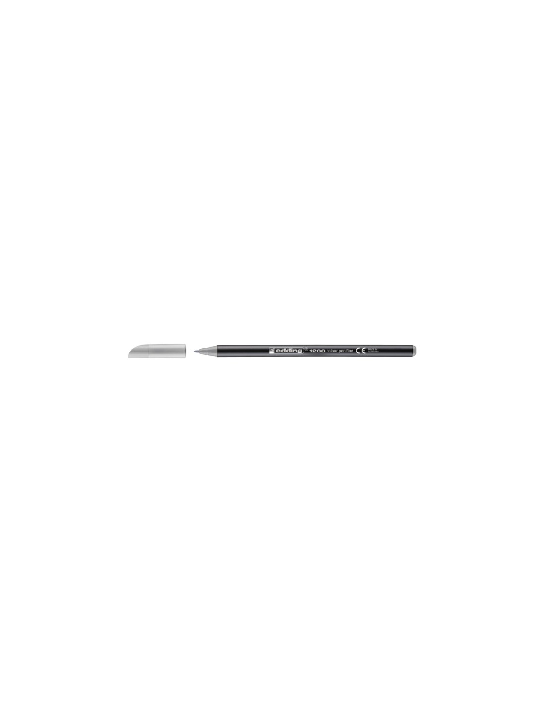 Edding 1200 rotulador Fino Gris, Plata 1 pieza(s)