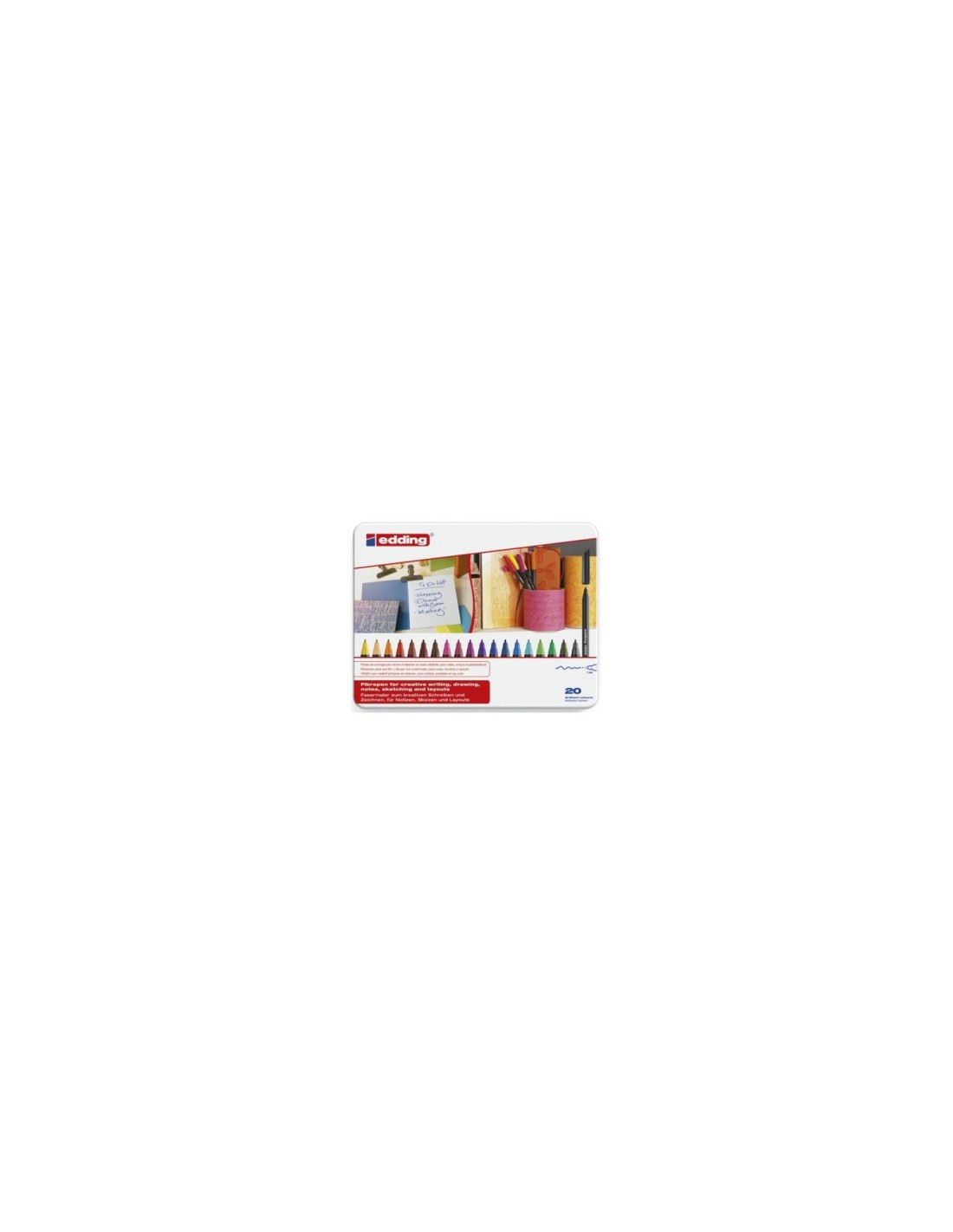 Edding 1200 rotulador 20 pieza(s)