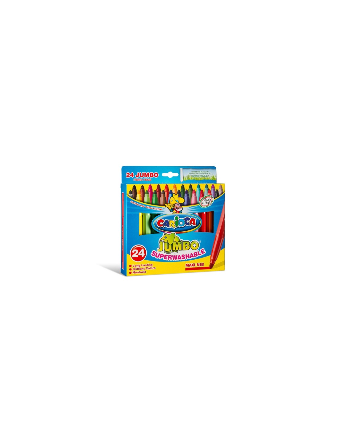 Carioca Jumbo rotulador Extra-grueso Multicolor 24 pieza(s)