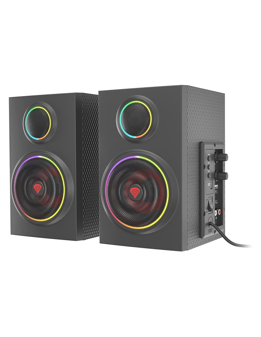 GENESIS HELIUM 300BT ARGB Negro Inalámbrico y alámbrico 24 W