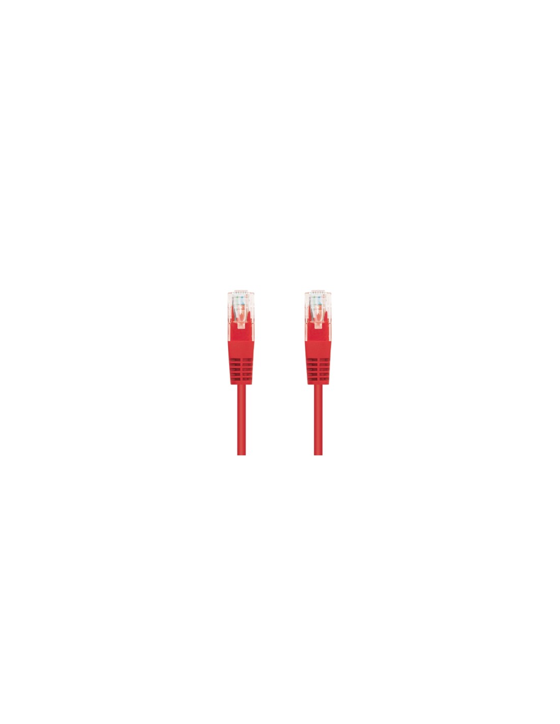 Nanocable Cable Red Latiguillo RJ45 CAT.6 UTP AWG24, Rojo, 25 cm