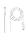 Nanocable Cable Red Latiguillo RJ45 LSZH CAT.6A UTP AWG24, Blanco, 25 cm