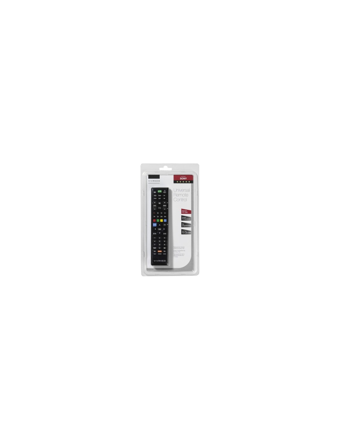 Vivanco RR 240 mando a distancia IR inalámbrico TV Botones