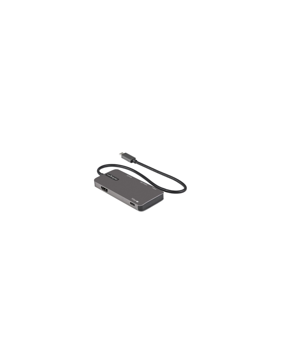 StarTech.com Adaptador Multipuertos USB C - USB C a HDMI de 4K - 100W de Entrega de Alimentación PD - SD - MicroSD - Hub Ladrón 