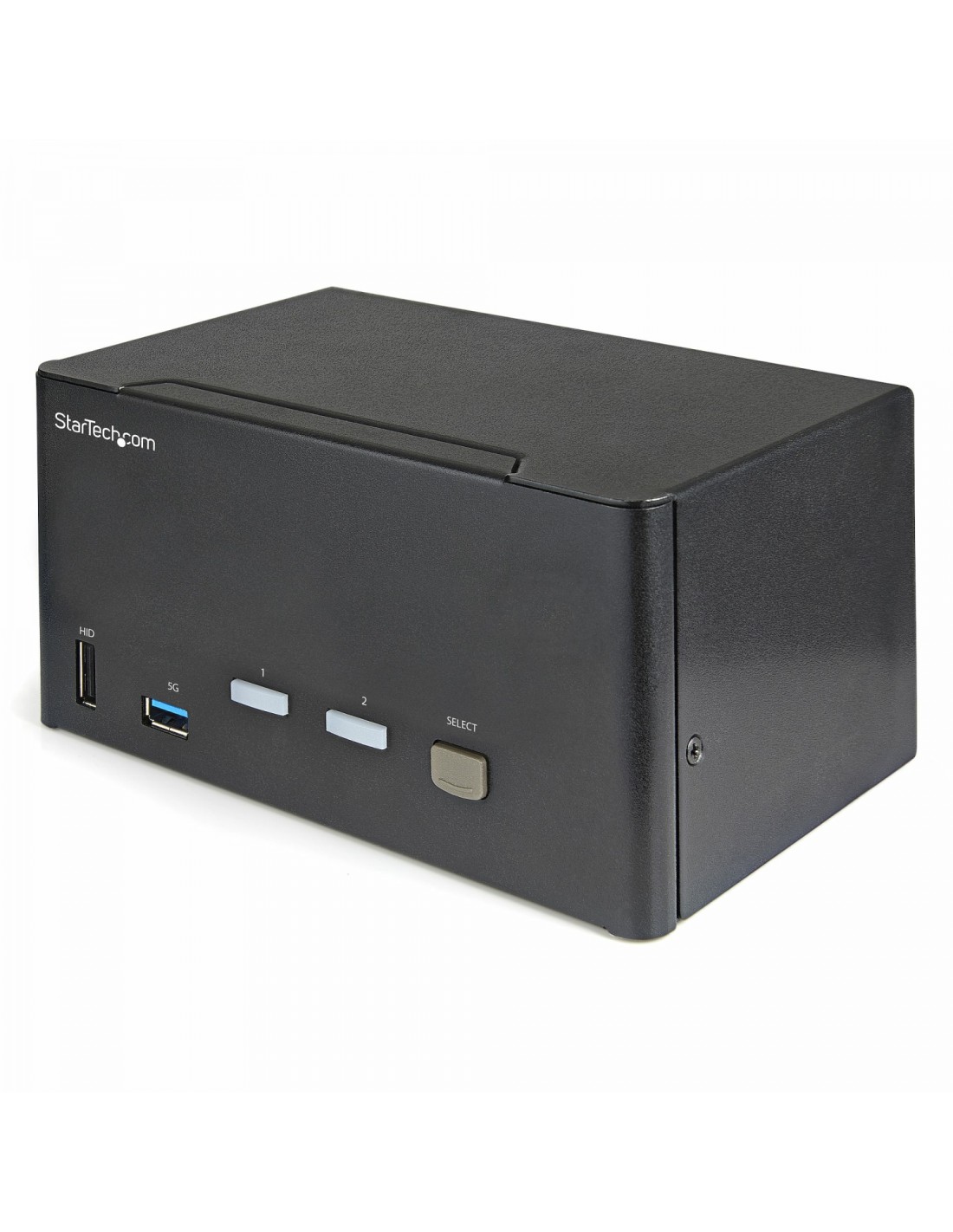 StarTech.com Switch Conmutador KVM de 2 Puertos DisplayPort 4K para 3 Monitores - VÍ­deo de 4K y 60Hz Ultra HD - HDR - Hub Ladró
