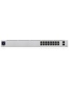 Ubiquiti Networks UniFi 16-Port PoE Gestionado L2/L3 Gigabit Ethernet (10/100/1000) EnergÍ­a sobre Ethernet (PoE) 1U Plata