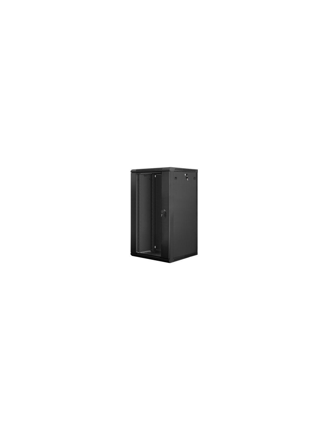 Lanberg WF01-6622-10B armario rack 22U Bastidor de pared Negro