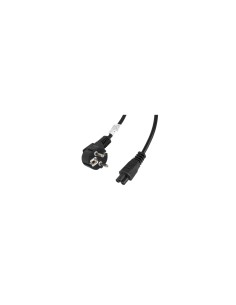 Lanberg CA-C5CA-11CC-003-BK cable de transmisi?n Negro 3 m C5 acoplador CEE7/7