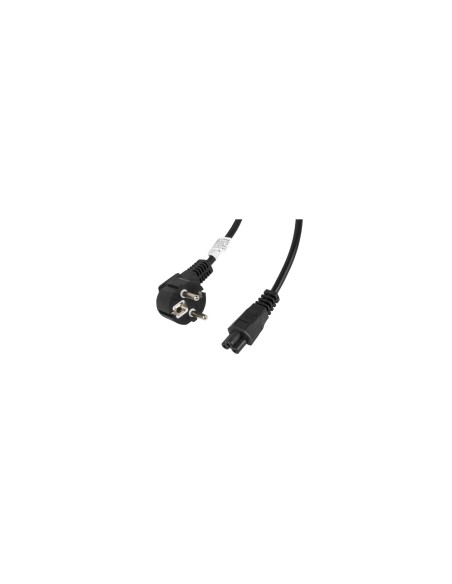 Lanberg CA-C5CA-11CC-003-BK cable de transmisi?n Negro 3 m C5 acoplador CEE7/7