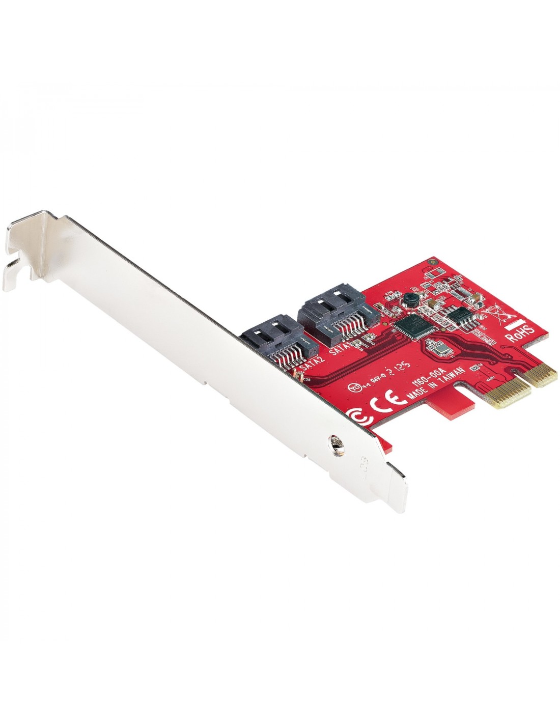 StarTech.com Tarjeta PCIe SATA - Tarjeta PCI Express Controladora de 2 Puertos SATA de 6Gbps - de Perfil Completo o Bajo - Tarje