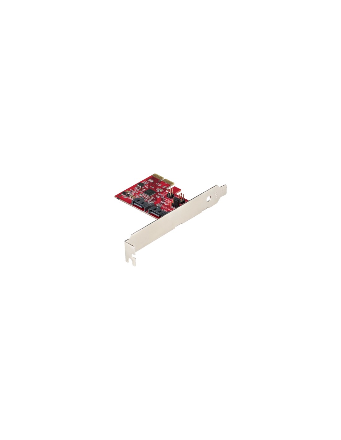 StarTech.com Tarjeta PCIe SATA - Tarjeta PCI Express Controladora de 2 Puertos SATA de 6Gbps - Perfil Completo o Bajo - Adaptado