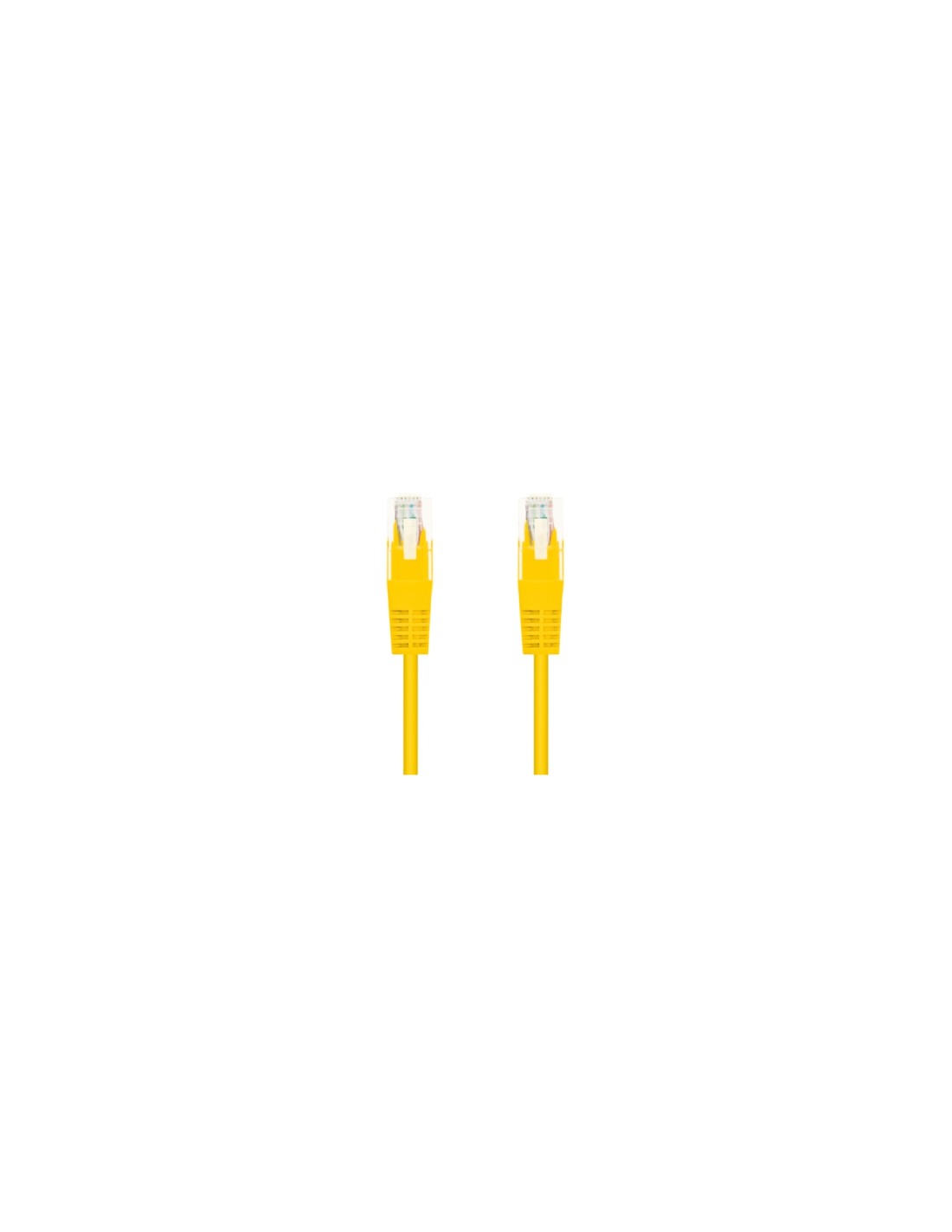 Nanocable Cable Red Latiguillo RJ45 CAT.6 UTP AWG24, Amarillo, 30 cm