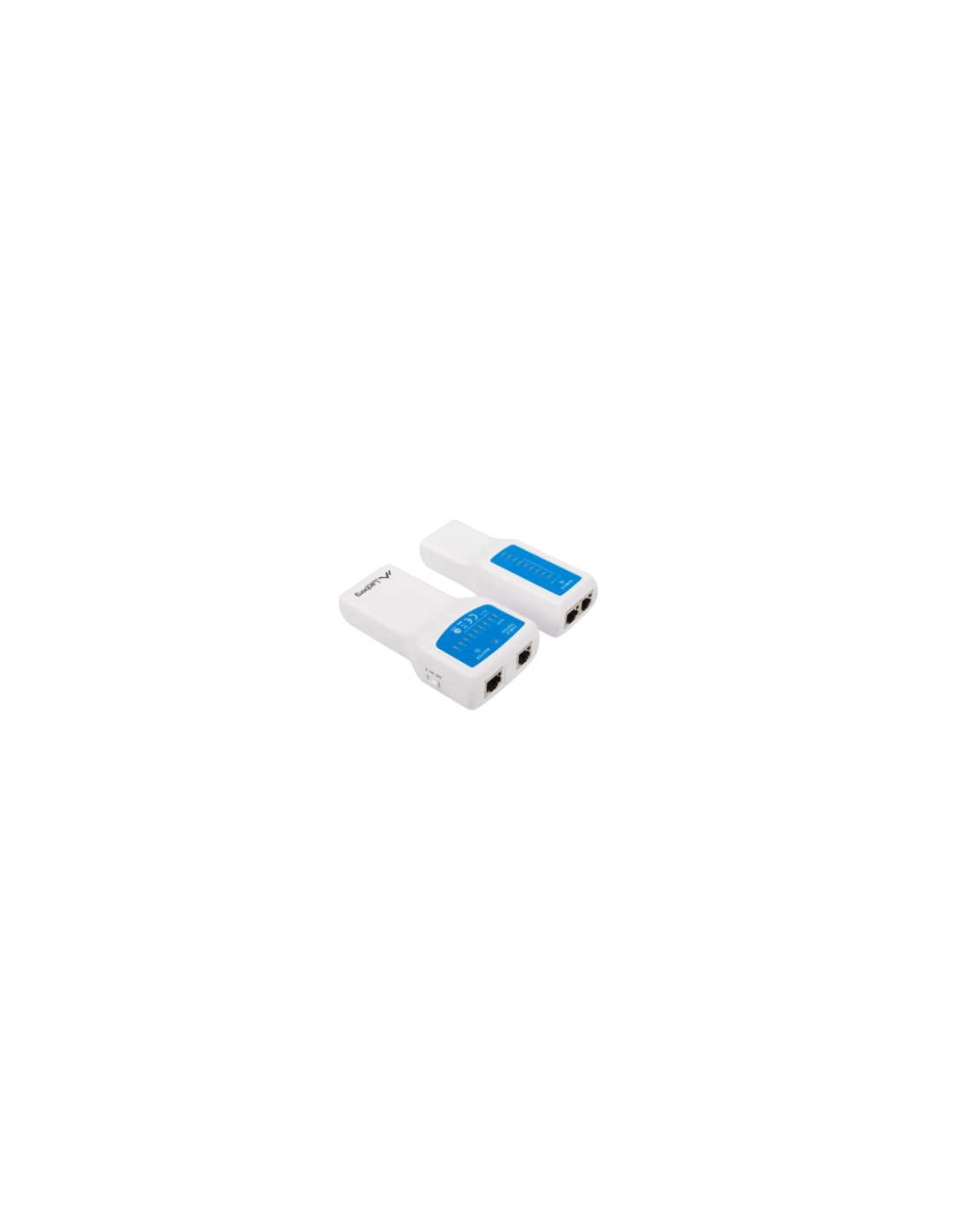 Lanberg NT-0402 comprobador de cables de red Comprobador de alimentación PoE Azul, Blanco