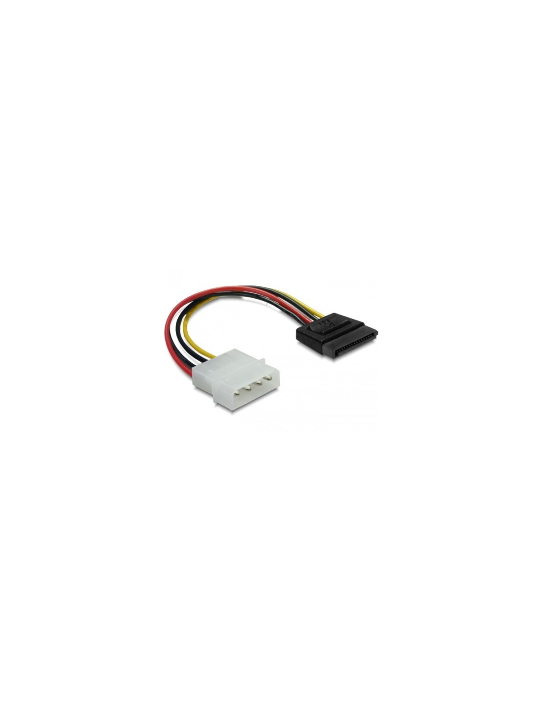 DeLOCK Cable Power SATA HDD  4pin male â?? straight 0,12 m