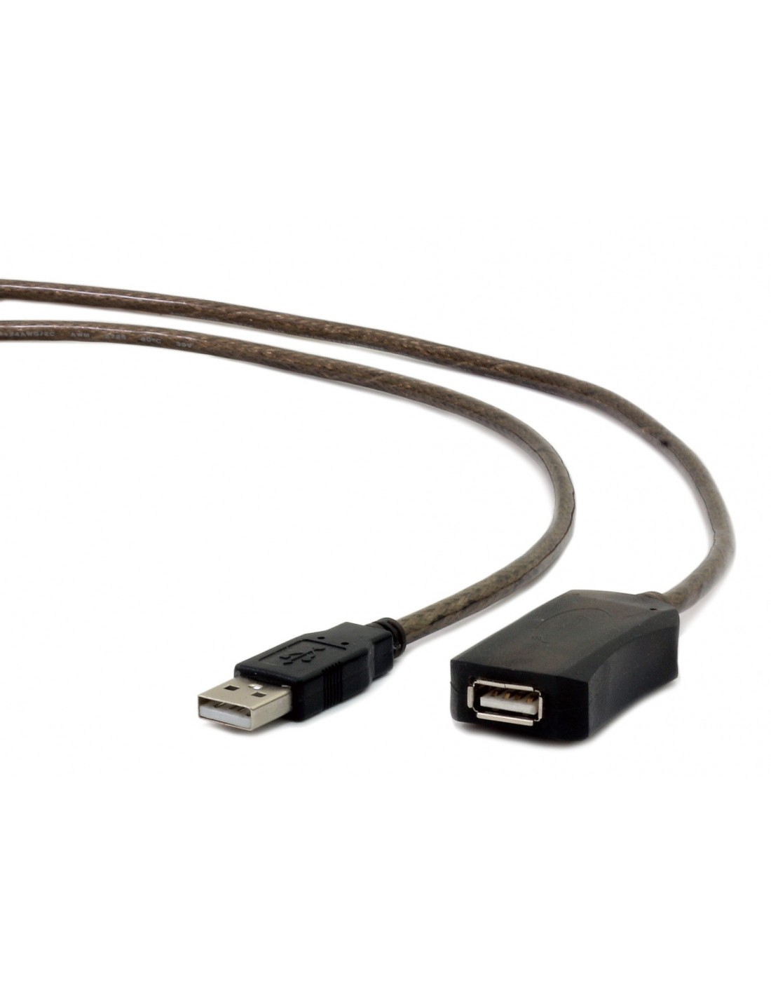 Gembird USB A/USB A M/F 5m cable USB USB 2.0 Negro