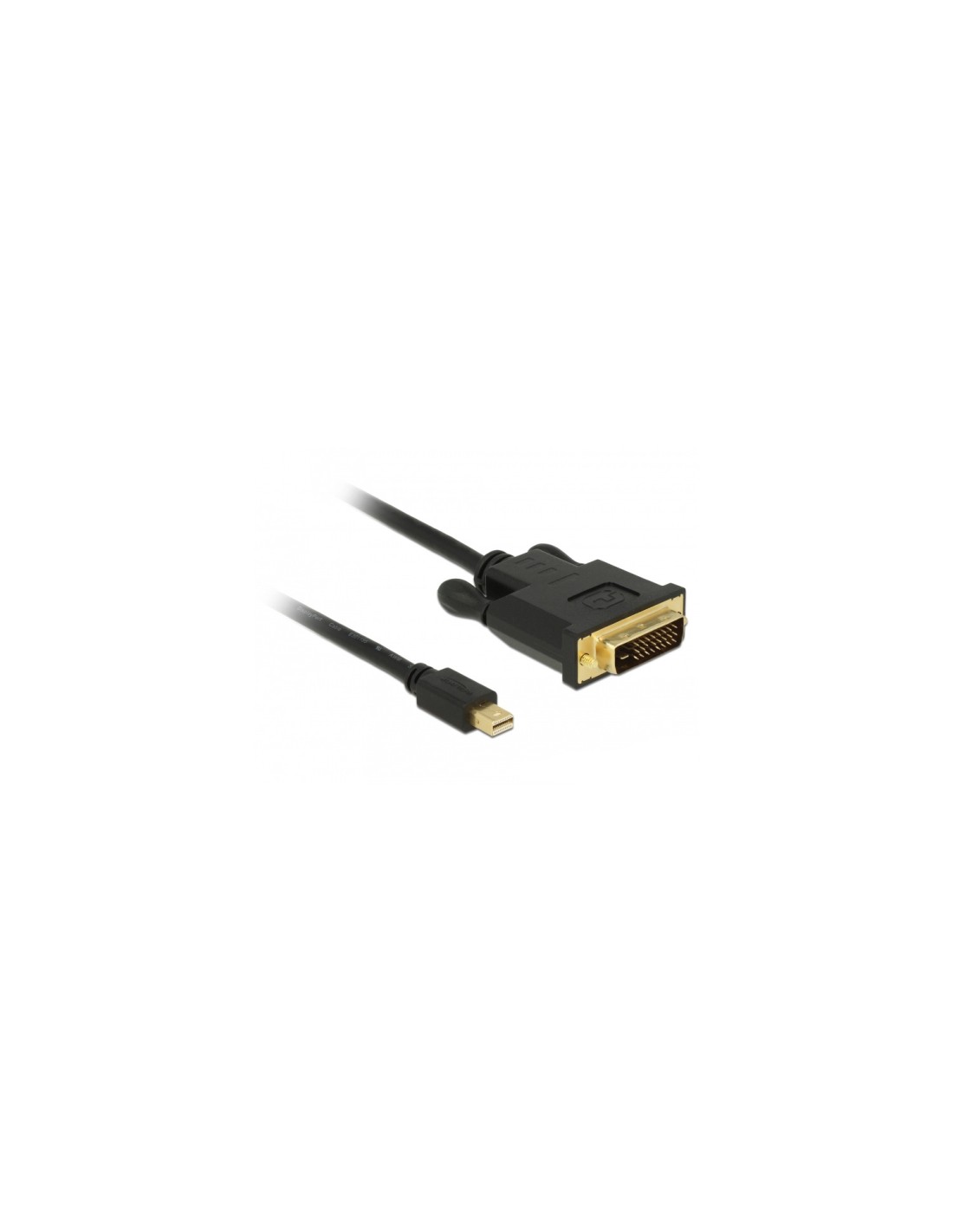 DeLOCK 83987 adaptador de cable de vÍ­deo 0,5 m Mini DisplayPort DVI-D Negro