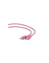 Gembird RJ45/RJ45 Cat5e 3m cable de red Rosa U/UTP (UTP)
