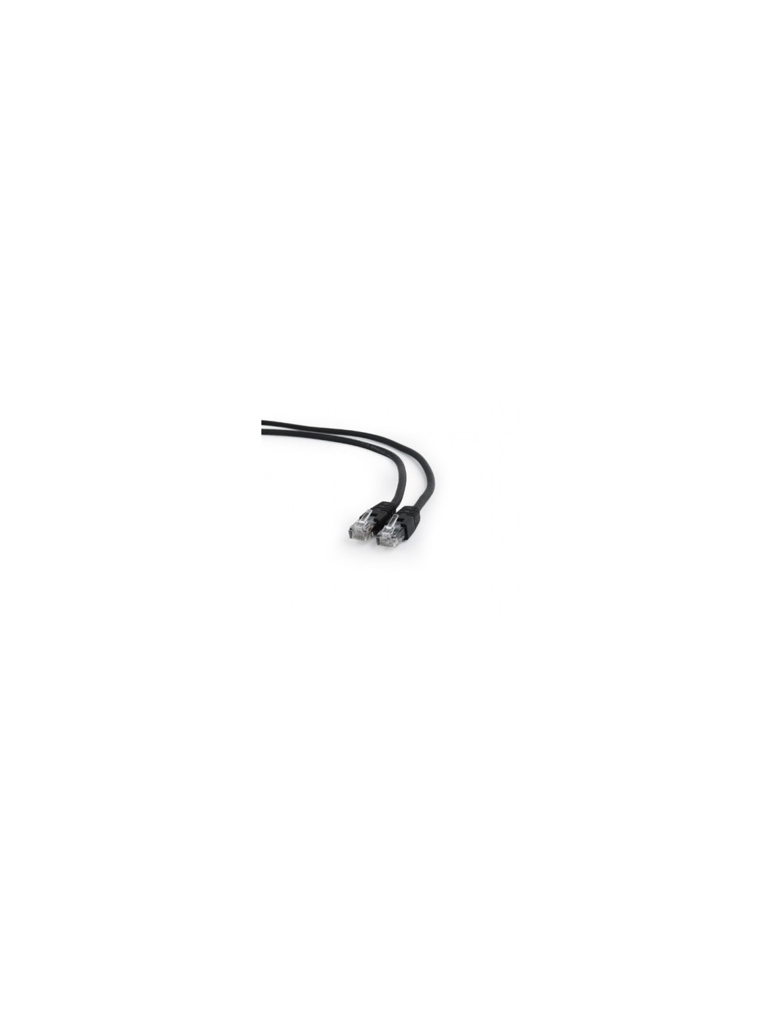 Gembird PP6U-0.25M/BK cable de red Negro 0,25 m Cat6 U/UTP (UTP)