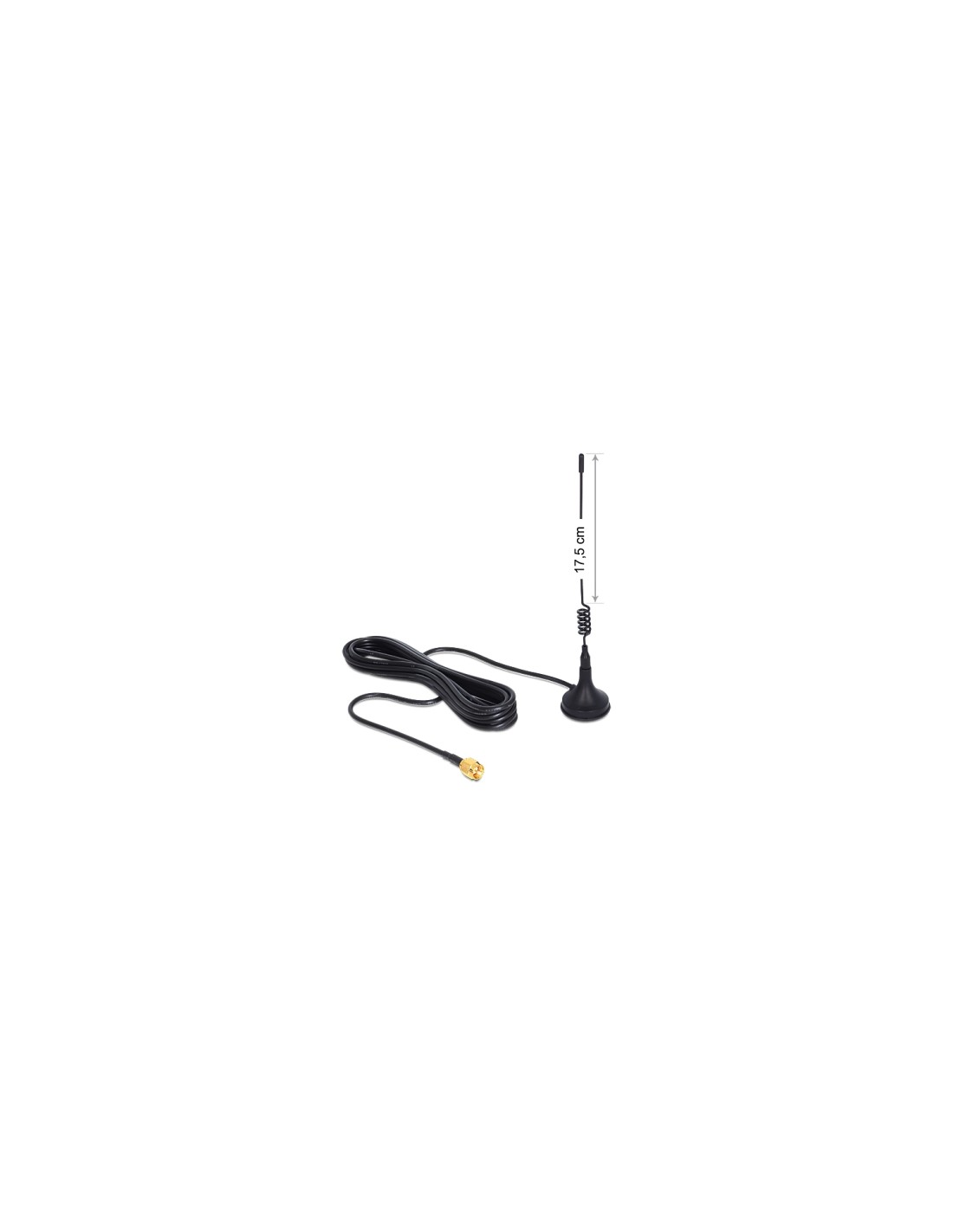 DeLOCK 88879 antena para red Antena omnidireccional RP-SMA 3 dBi