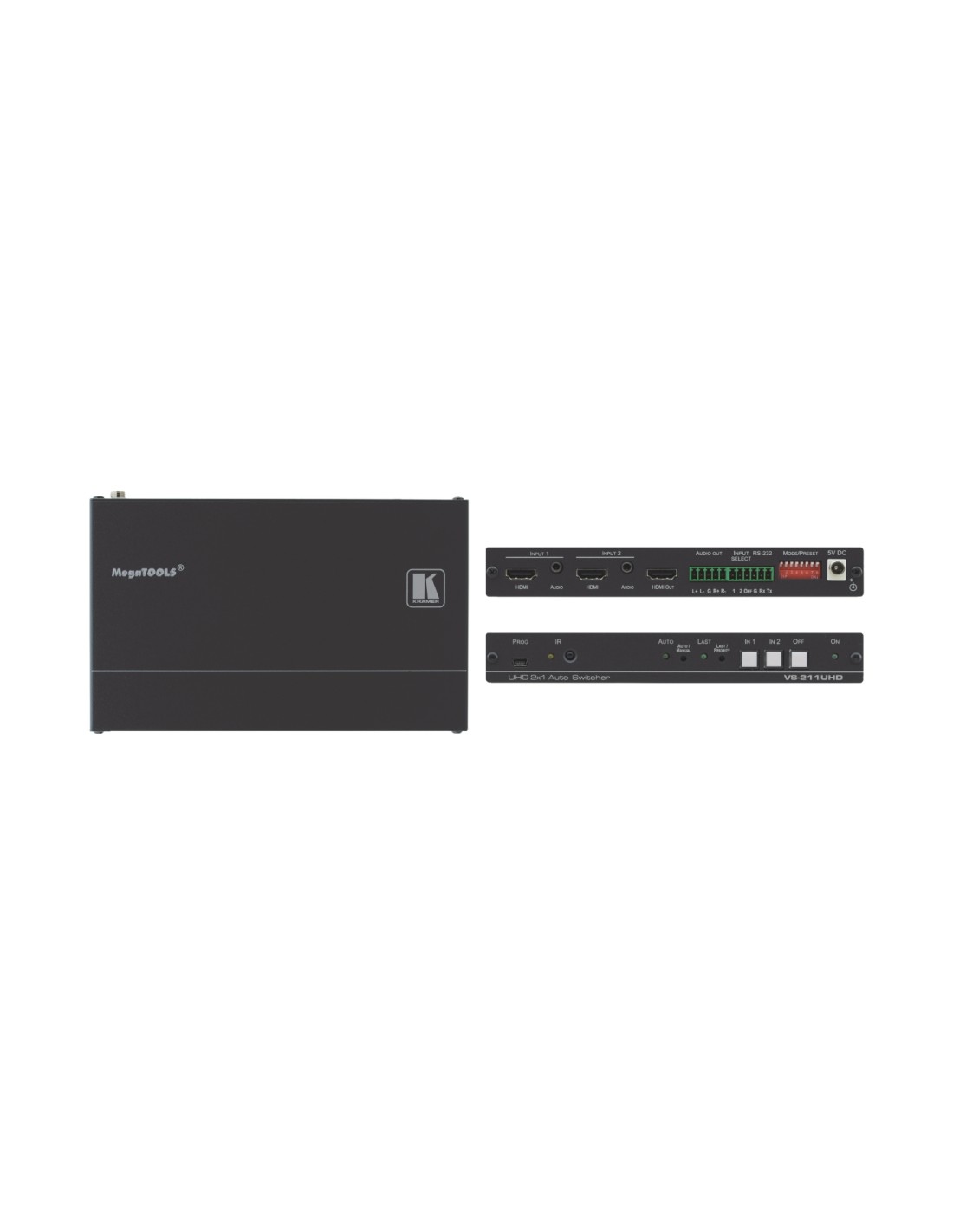 Kramer Electronics VS-211UHD interruptor de video HDMI